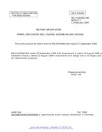 MIL MIL-P-46296C Notice 2 – Inactivation MIL MIL-P-46296C Notice 2 - Inactivation