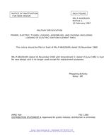 MIL MIL-P-46428 Notice 1 - Inactivation