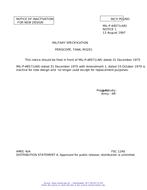MIL MIL-P-48571 Notice 1 – Inactivation MIL MIL-P-48571 Notice 1 - Inactivation