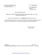 MIL MIL-P-48764A Notice 1 – Inactivation MIL MIL-P-48764A Notice 1 - Inactivation