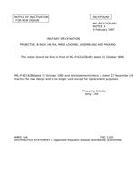 MIL MIL-P-63142B Notice 3 – Inactivation MIL MIL-P-63142B Notice 3 - Inactivation