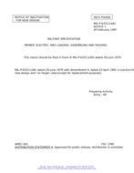 MIL MIL-P-63311 Notice 1 - Inactivation
