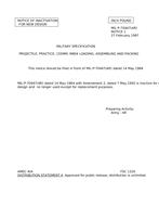 MIL MIL-P-70447 Notice 1 – Inactivation MIL MIL-P-70447 Notice 1 - Inactivation