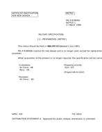 MIL MIL-P-83800A Notice 1 - Inactivation