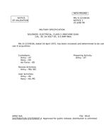 MIL MIL-S-12109/3A Notice 1 - Validation