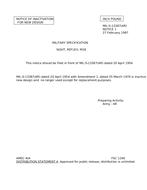 MIL MIL-S-13387 Notice 1 - Inactivation