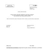 MIL MIL-S-15743/22 Notice 2 – Cancellation MIL MIL-S-15743/22 Notice 2 - Cancellation