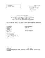 MIL MIL-S-19500/584 Notice 1 - Cancellation