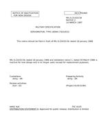 MIL MIL-S-22432/34 Notice 2 - Inactivation