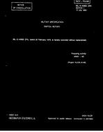 MIL MIL-S-45885 Notice 1 – Cancellation MIL MIL-S-45885 Notice 1 - Cancellation