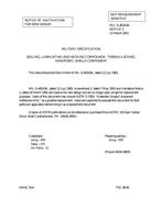 MIL MIL-S-46163A Notice 3 – Inactivation MIL MIL-S-46163A Notice 3 - Inactivation