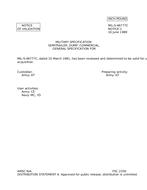 MIL MIL-S-46777C Notice 1 - Validation