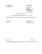 MIL MIL-S-49038 Notice 3 – Cancellation MIL MIL-S-49038 Notice 3 - Cancellation