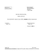 MIL MIL-S-62530 Notice 1 - Cancellation