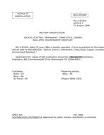 MIL MIL-S-81824 Notice 1 – Cancellation MIL MIL-S-81824 Notice 1 - Cancellation