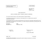 MIL MIL-S-85377A Notice 1 – Inactivation MIL MIL-S-85377A Notice 1 - Inactivation