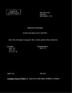 MIL MIL-STD-1427A Notice 1 – Cancellation MIL MIL-STD-1427A Notice 1 - Cancellation