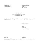 MIL MIL-STD-1519 Notice 3 - Cancellation