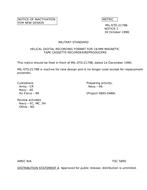 MIL MIL-STD-2179B Notice 1 - Inactivation