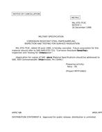 MIL MIL-STD-753C Notice 1 - Cancellation