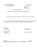 MIL MIL-A-13374E Notice 4 - Inactivation