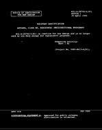 MIL MIL-A-28768/4 Notice 1 – Inactivation MIL MIL-A-28768/4 Notice 1 - Inactivation