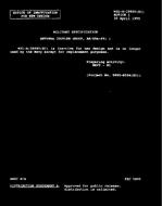 MIL MIL-A-28880 Notice 1 - Inactivation