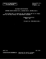 MIL MIL-A-29521 Notice 1 – Inactivation MIL MIL-A-29521 Notice 1 - Inactivation