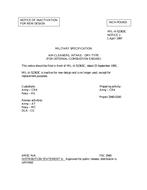 MIL MIL-A-52363C Notice 1 - Inactivation