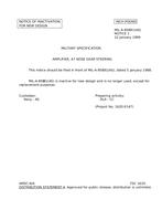 MIL MIL-A-85881 Notice 1 – Inactivation MIL MIL-A-85881 Notice 1 - Inactivation