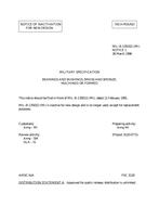 MIL MIL-B-13501D Notice 1 – Inactivation MIL MIL-B-13501D Notice 1 - Inactivation