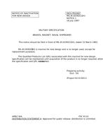 MIL MIL-B-16392C Notice 1 – Inactivation MIL MIL-B-16392C Notice 1 - Inactivation