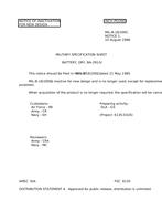 MIL MIL-B-18/200C Notice 1 - Inactivation