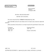MIL MIL-B-18/249A Notice 1 - Inactivation