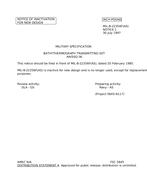 MIL MIL-B-22356F Notice 1 - Inactivation