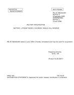 MIL MIL-B-70824A Notice 2 - Reactivation