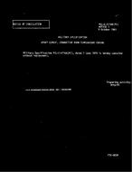 MIL MIL-E-47166 Notice 1 – Cancellation MIL MIL-E-47166 Notice 1 - Cancellation