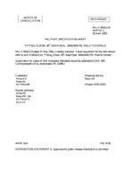 MIL MIL-F-85421/14 Notice 1 - Cancellation
