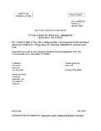 MIL MIL-F-85421/15 Notice 1 - Cancellation