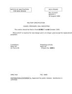 MIL MIL-G-23337 Notice 2 - Inactivation