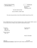 MIL MIL-G-45500/3 Notice 1 – Inactivation MIL MIL-G-45500/3 Notice 1 - Inactivation