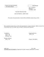 MIL MIL-G-45500/4 Notice 1 - Inactivation