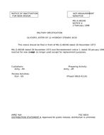 MIL MIL-G-48246 Notice 4 – Inactivation MIL MIL-G-48246 Notice 4 - Inactivation