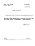 MIL MIL-G-70464 Notice 1 – Inactivation MIL MIL-G-70464 Notice 1 - Inactivation
