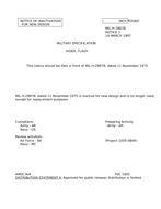 MIL MIL-H-2987B Notice 1 - Inactivation