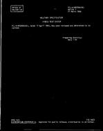 MIL MIL-H-85330A Notice 1 - Validation