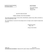 MIL MIL-H-85478A Notice 2 - Inactivation