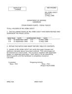 MIL MIL-HDBK-1003/7 Change Notice 1 MIL MIL-HDBK-1003/7 Change Notice 1