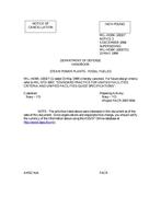 MIL MIL-HDBK-1003/7 Notice 2 – Cancellation MIL MIL-HDBK-1003/7 Notice 2 - Cancellation