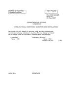 MIL MIL-HDBK-1013/5 Notice 1 – Inactivation MIL MIL-HDBK-1013/5 Notice 1 - Inactivation